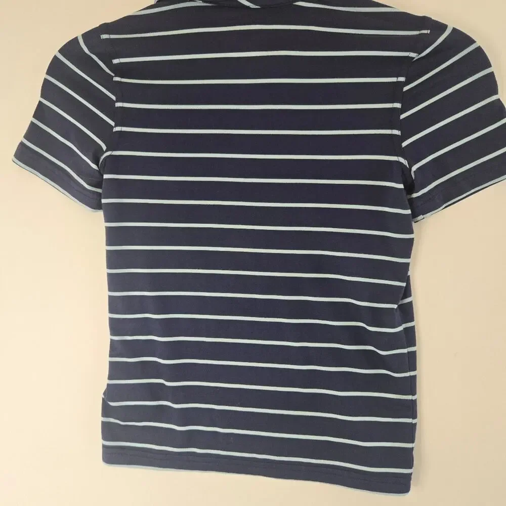 Tommy Bahama Boys Striped Short Sleeve Polo Shirt – Pre-Owned, Size Small 5/6